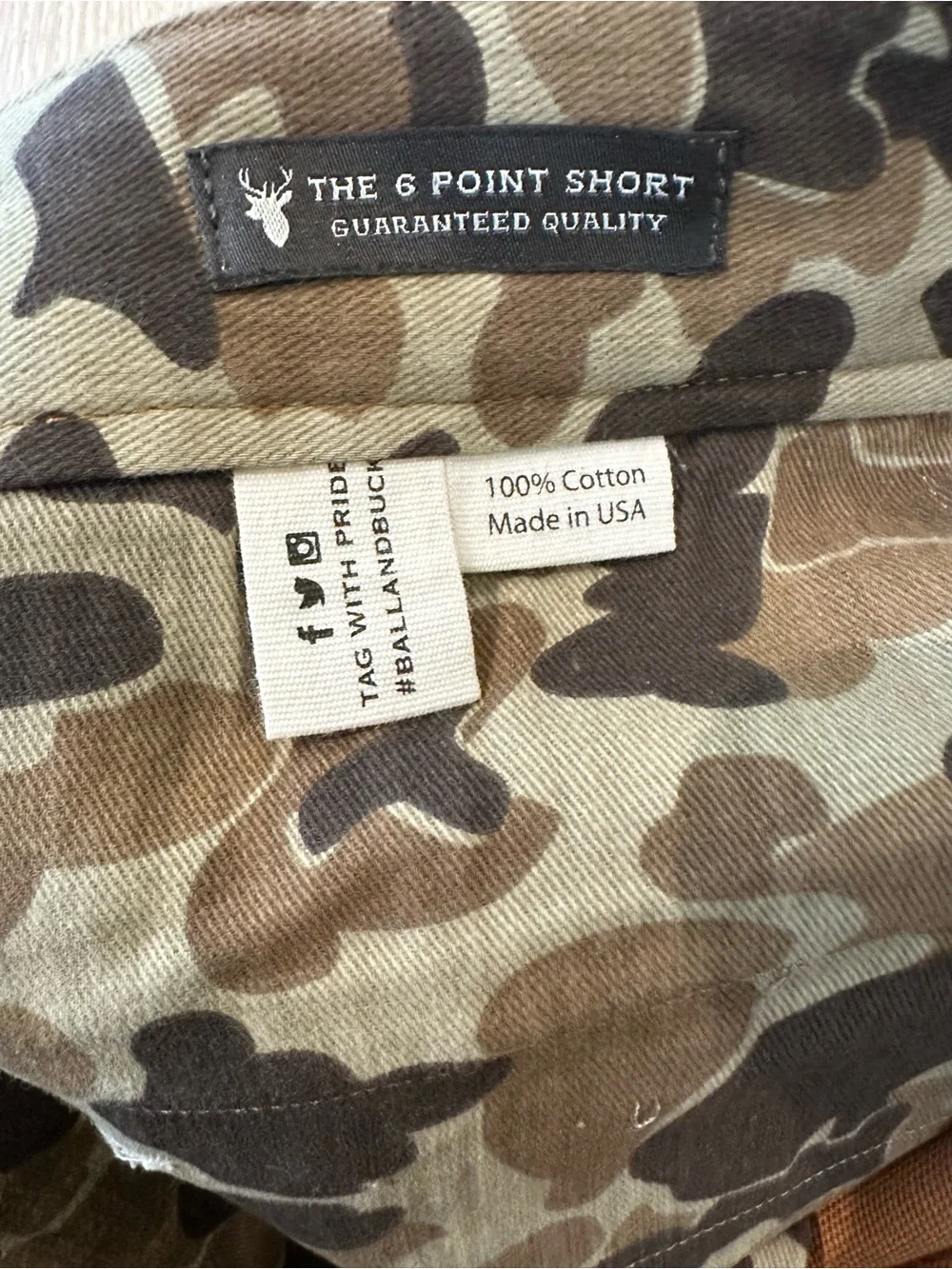 Men's Flat Front Brown Chino Shorts